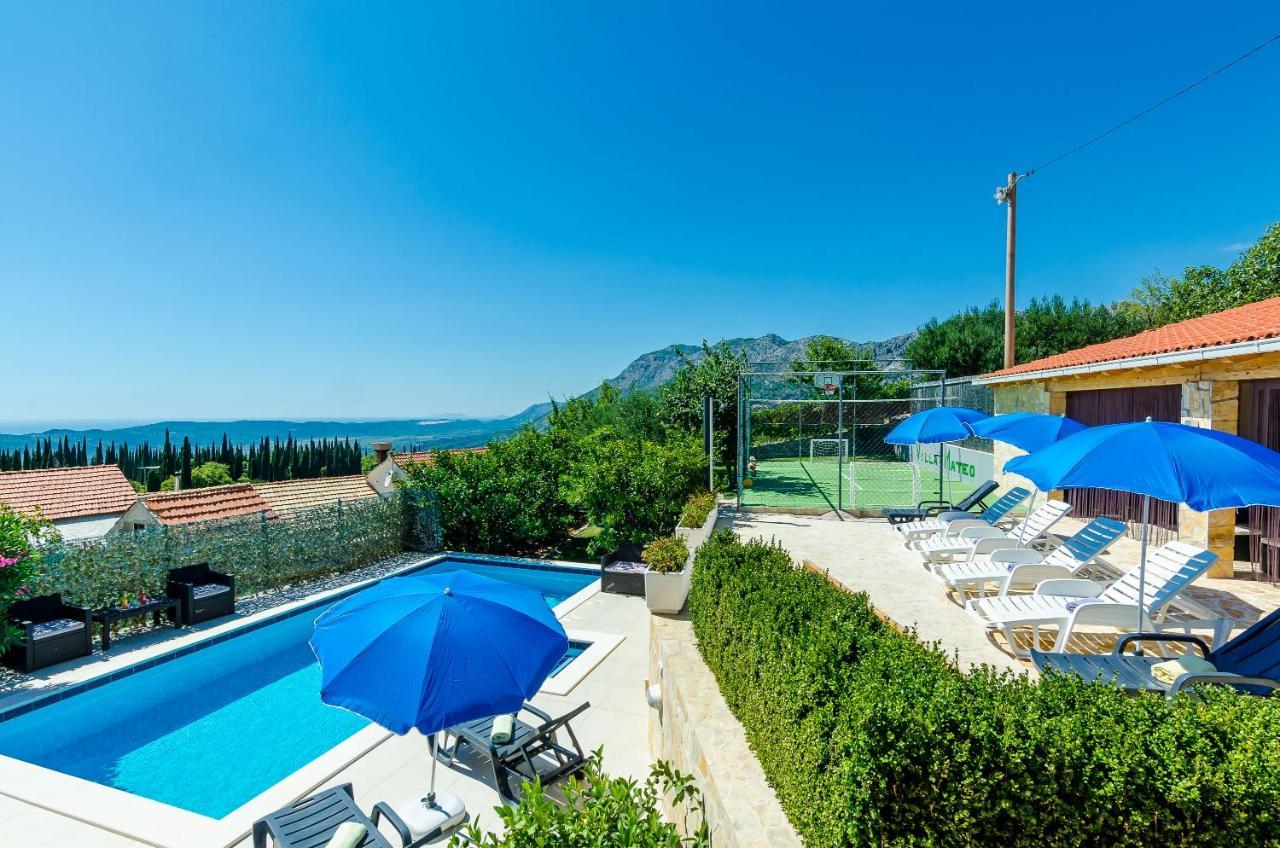 Villa Mateo with Private Pool Gruda Esterno foto